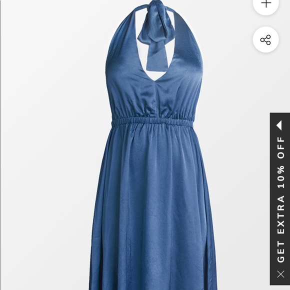 Cupshe Lainey Halter Neck Backless Dress - XS - Picture 3 of 12